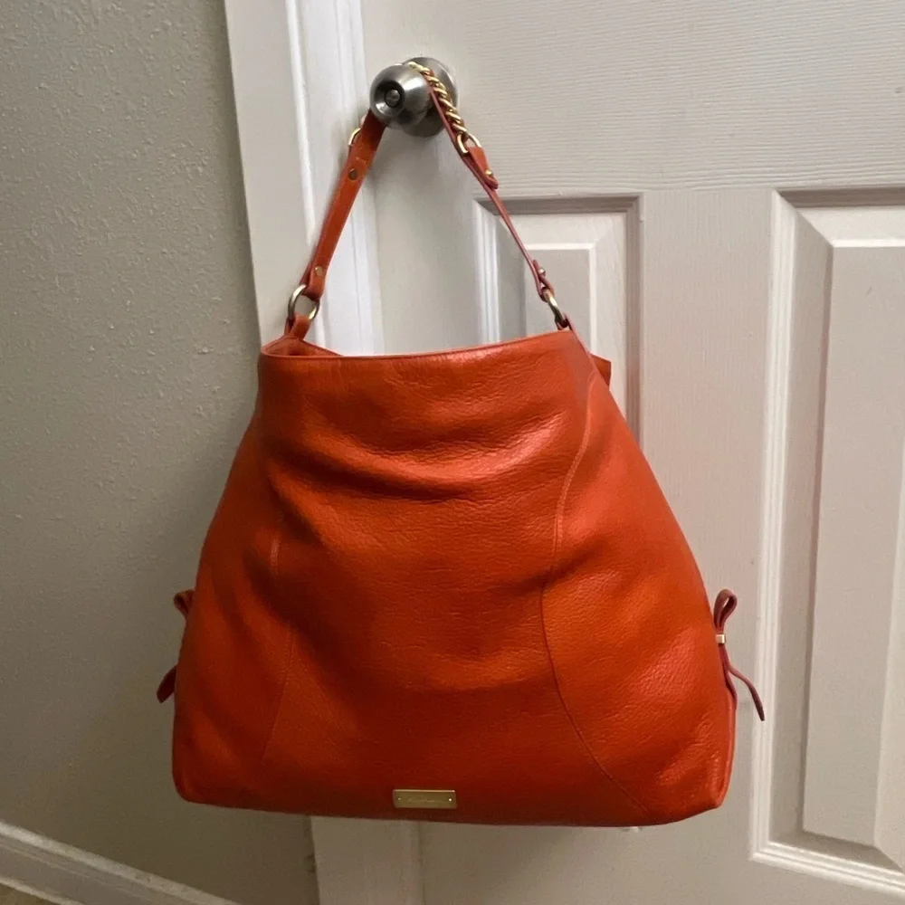 Brahmin orange shoulder