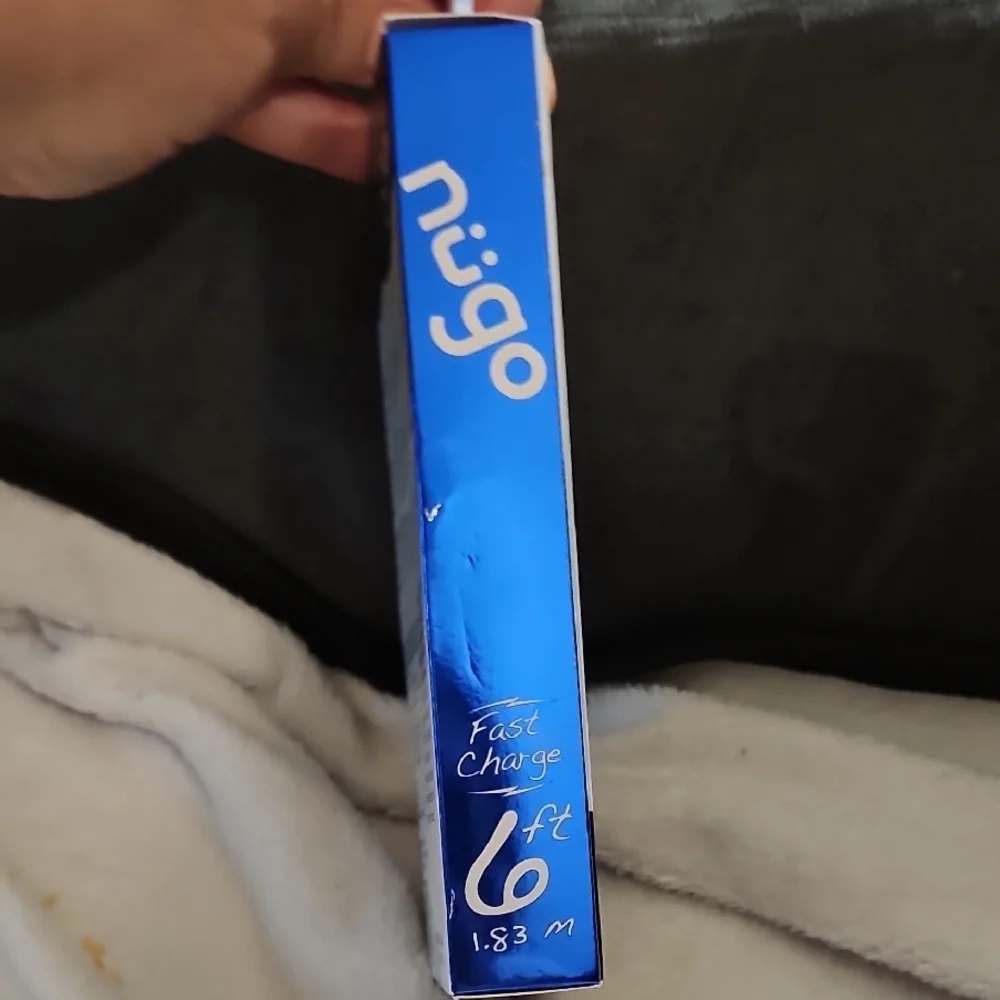 Blue Lightning Charger Sync Cable - 6ft
