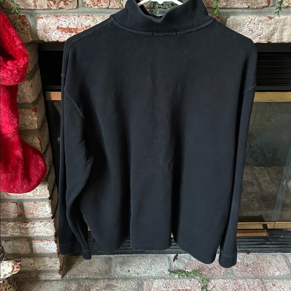 Polo Ralph Lauren‎ Men's Black 1/4 Zip Pullover Sweater Size XL