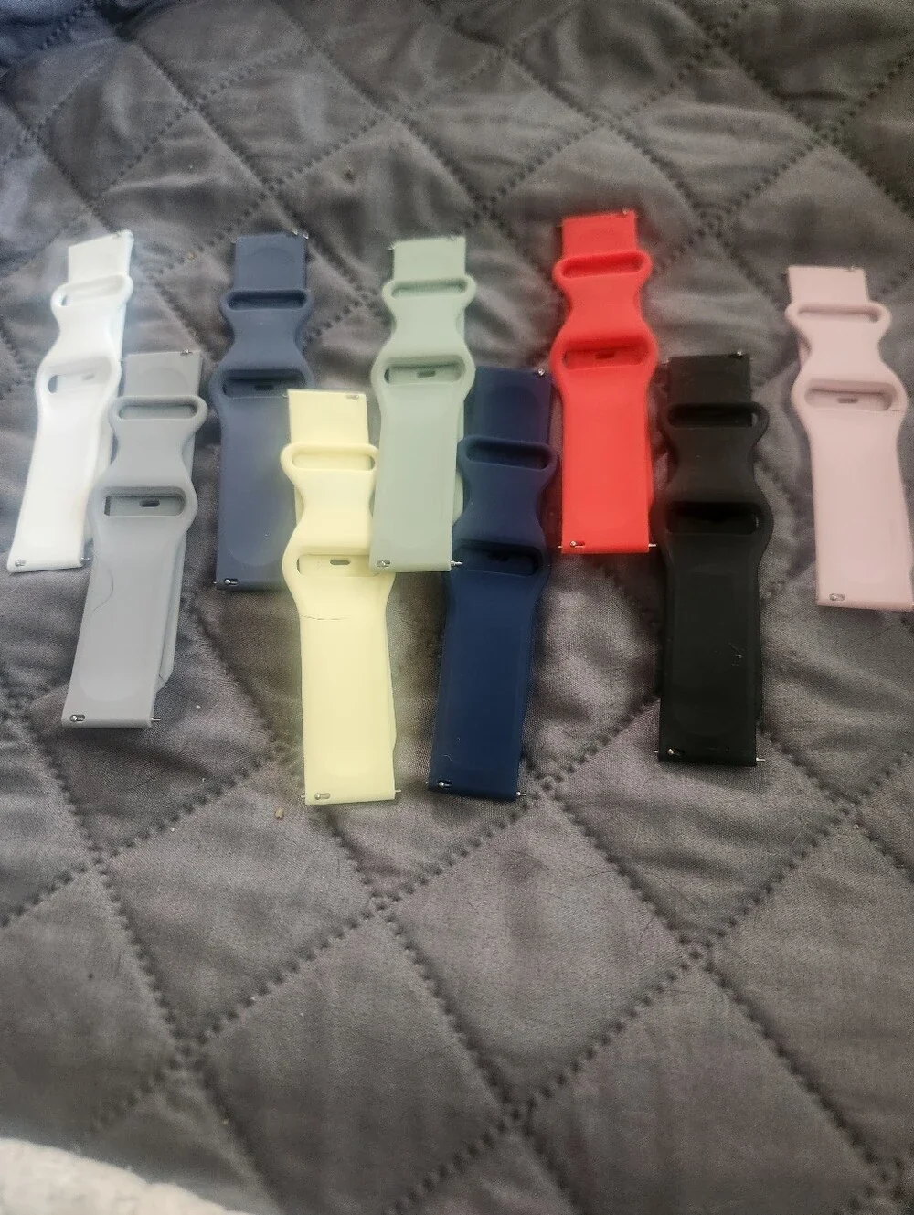 Silicone Replacement Watch Bands - Multi Color Set