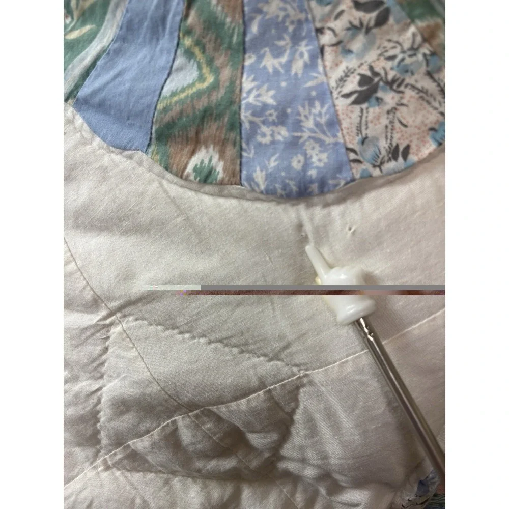 Handmade vintage blue