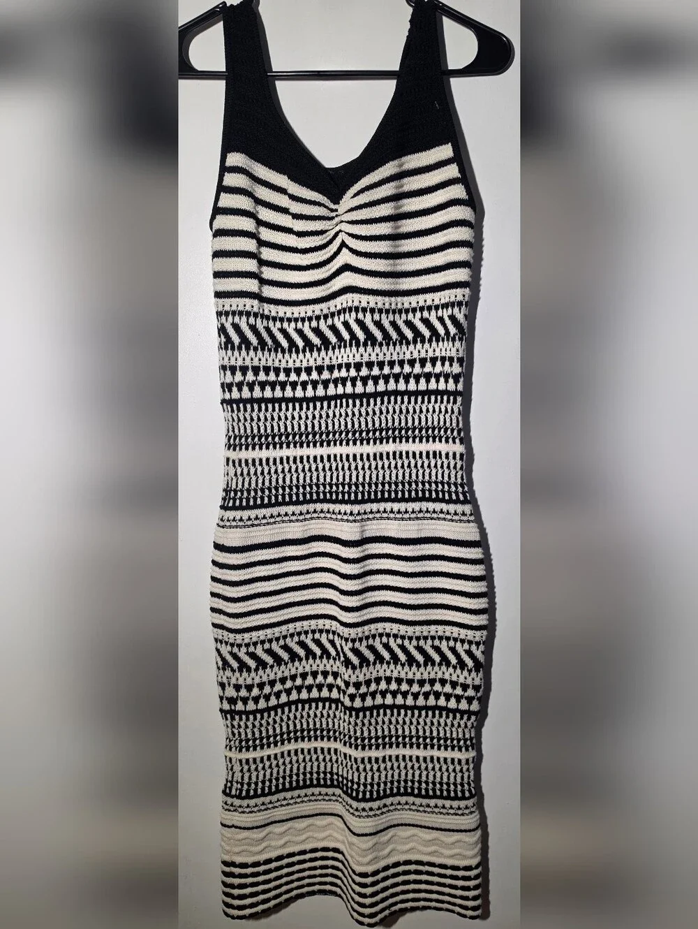 Marciano-Guess Black Strap Knit Dress