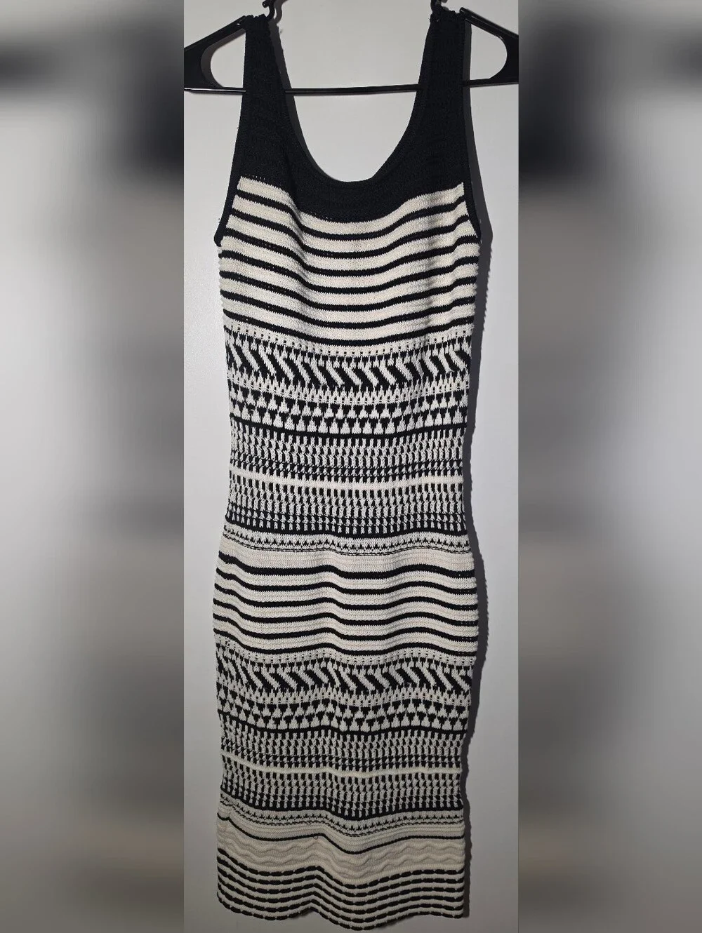 Marciano-Guess Black Strap Knit Dress