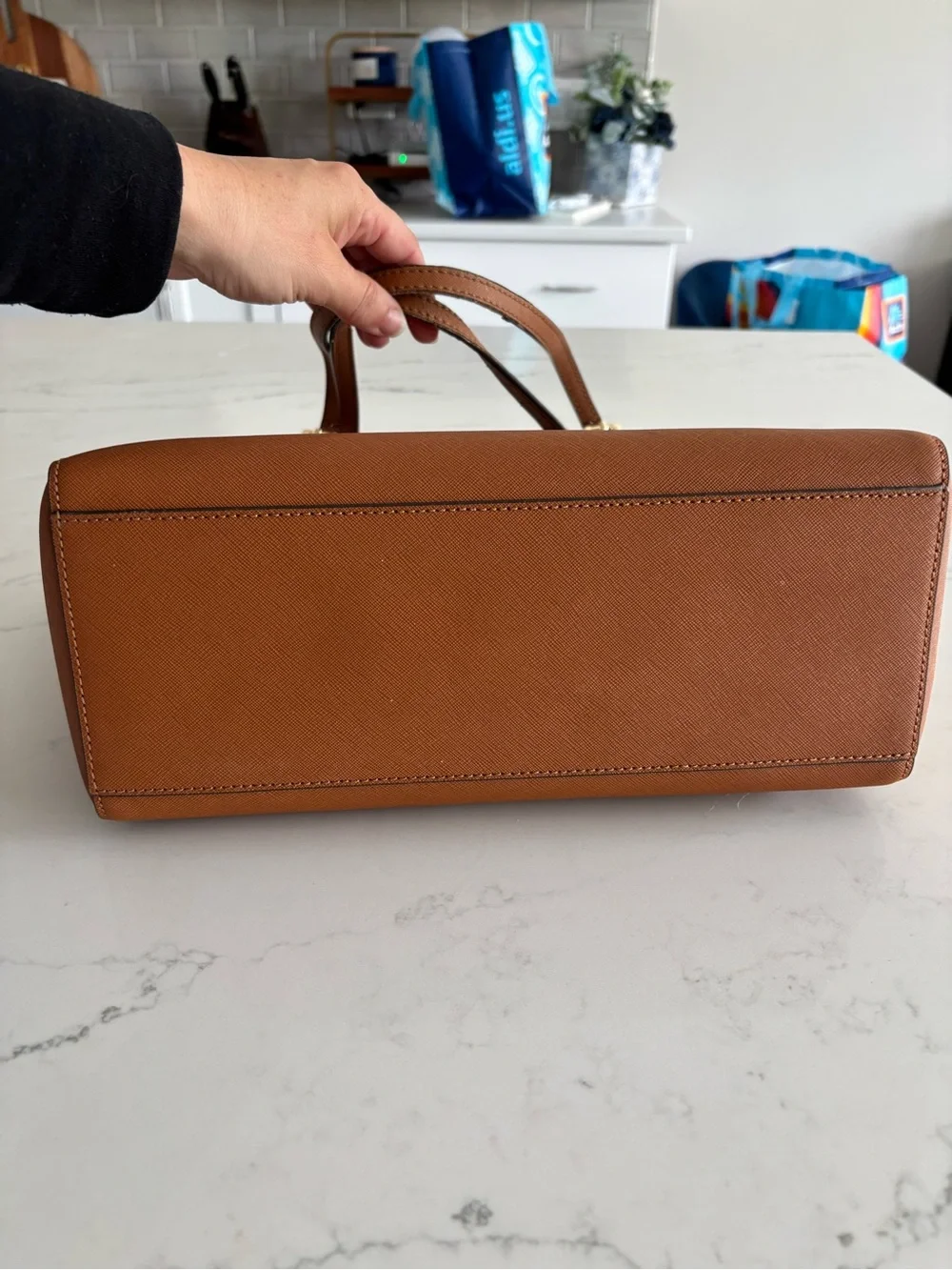 Tory Burch structured saffiano