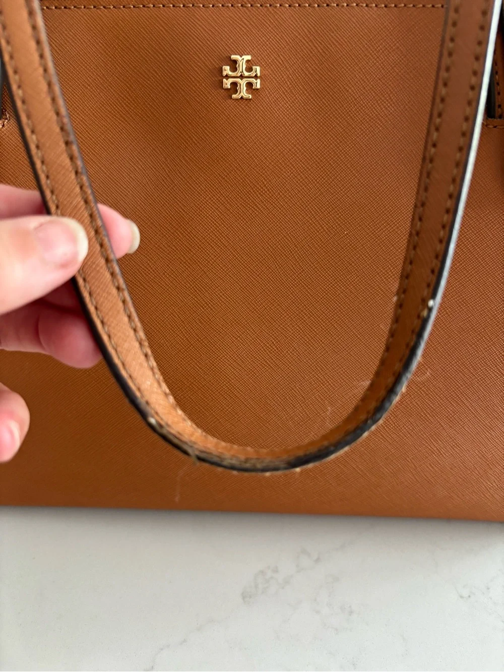 Tory Burch structured saffiano