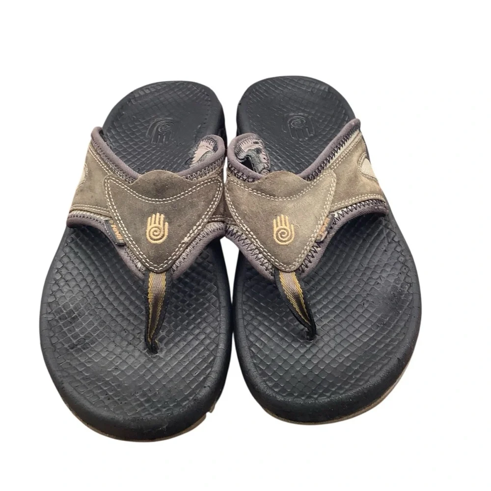 Teva Brown and‎ Black Sandals size 12