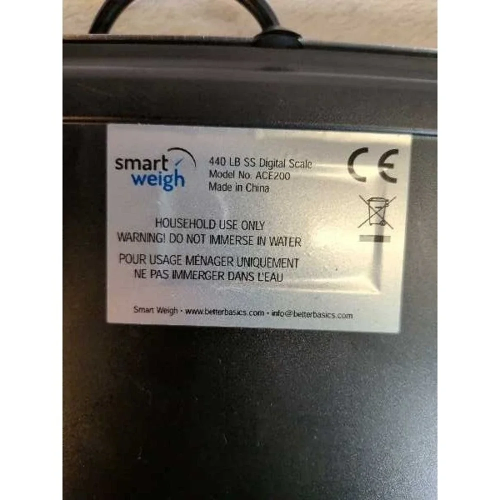 Smart Weigh warning this