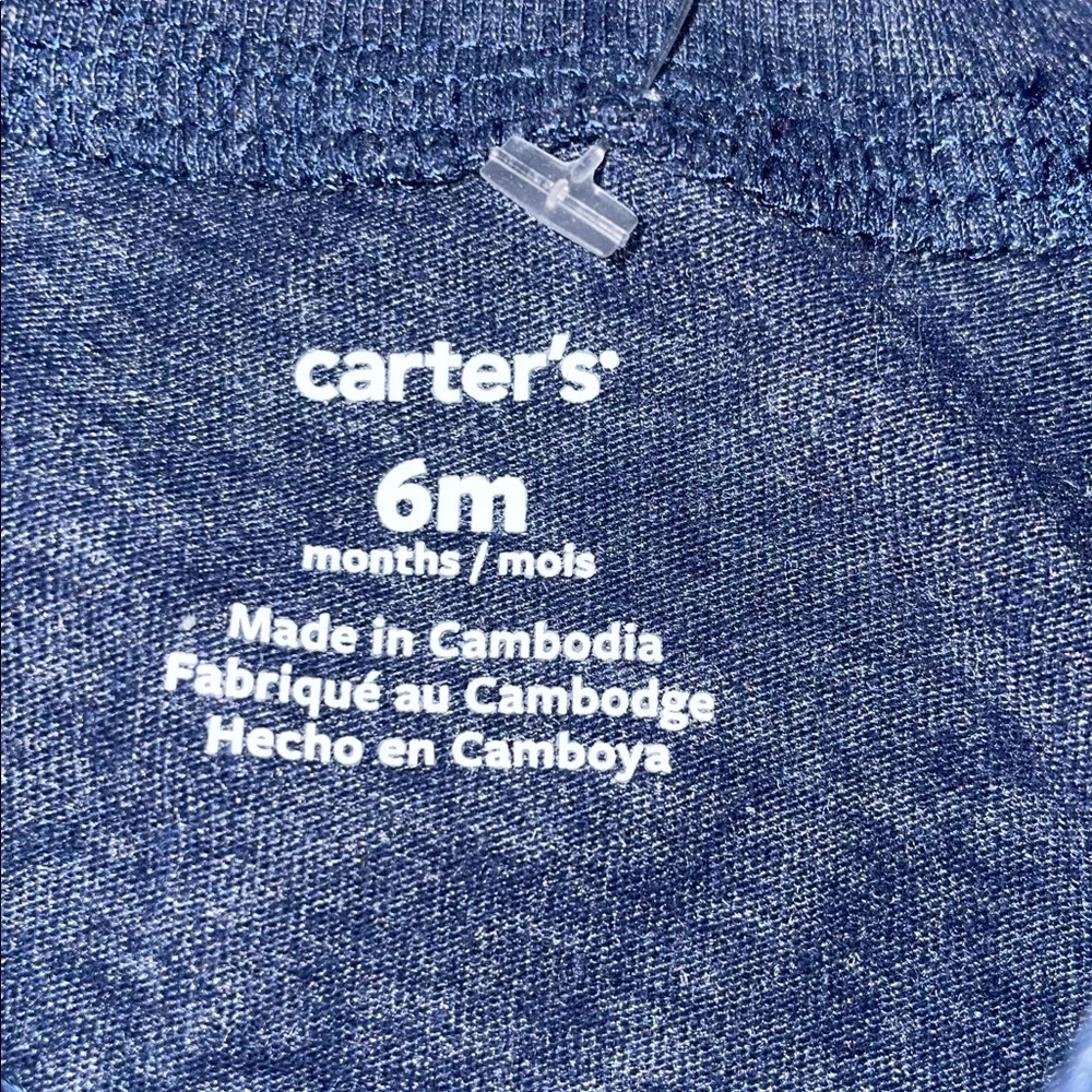Carter’s Baby Boys 2PC Outfit 6M “You Crack Me Up” Easter Shirt & Stripe Pants