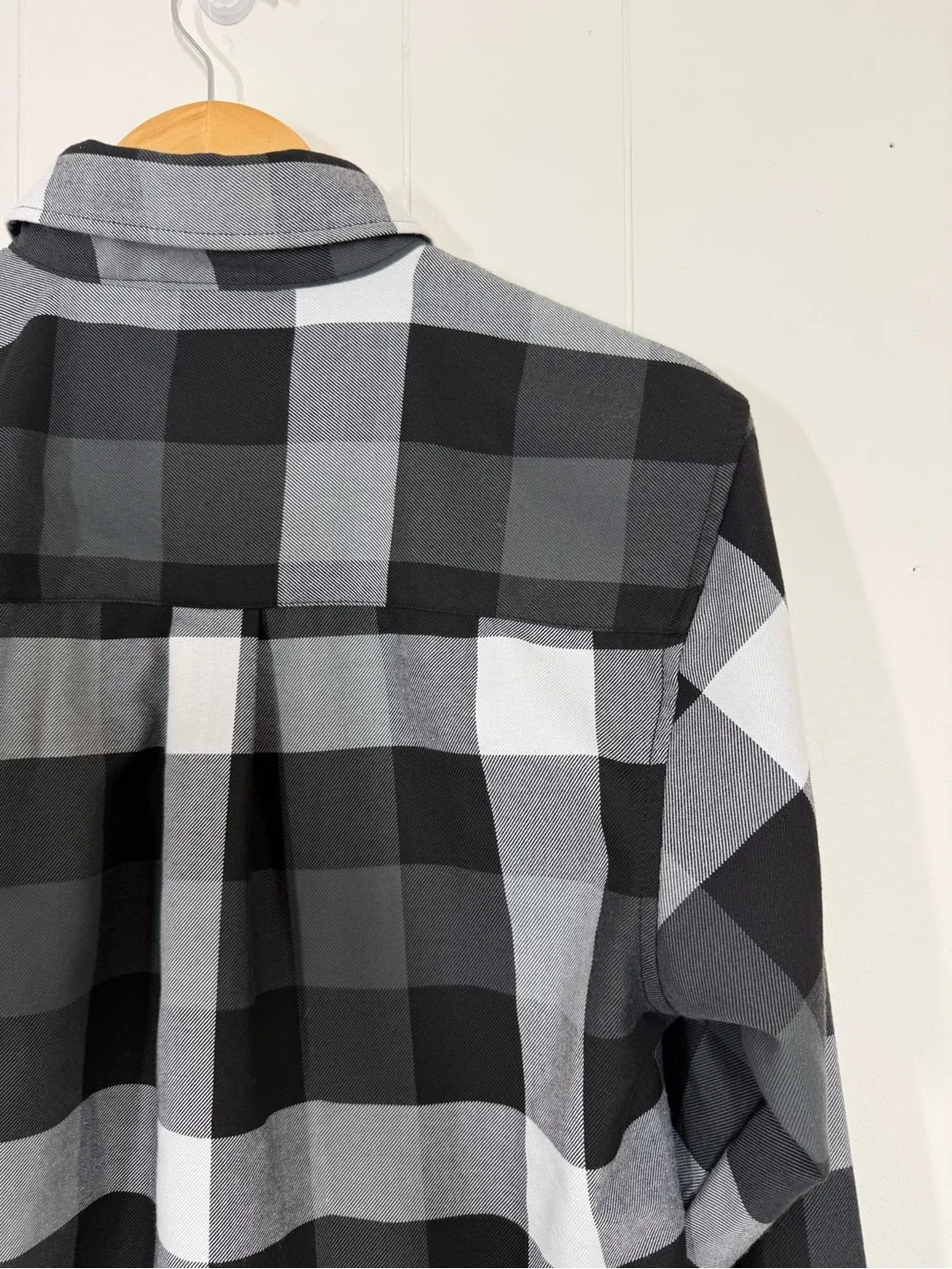 Dixxon Flannel Company Finish Line Black & White Long Sleeve Flannel
