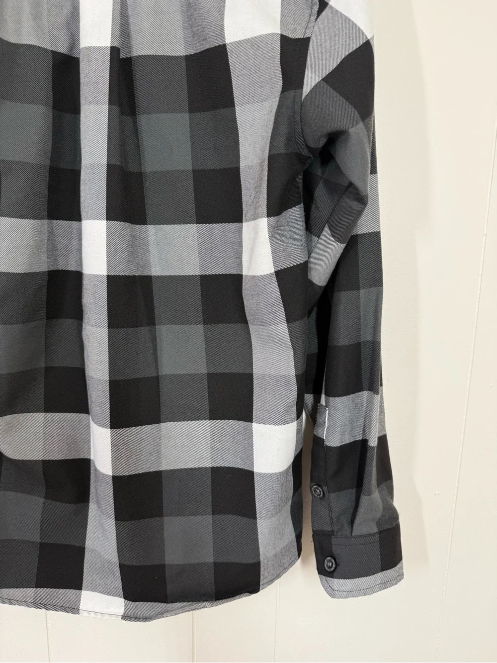 Dixxon Flannel Company Finish Line Black & White Long Sleeve Flannel