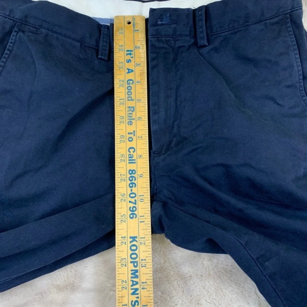 Polo Ralph Lauren Mens Classic Fit Chino Pants‎ Navy Blue 100% Cotton 34x32