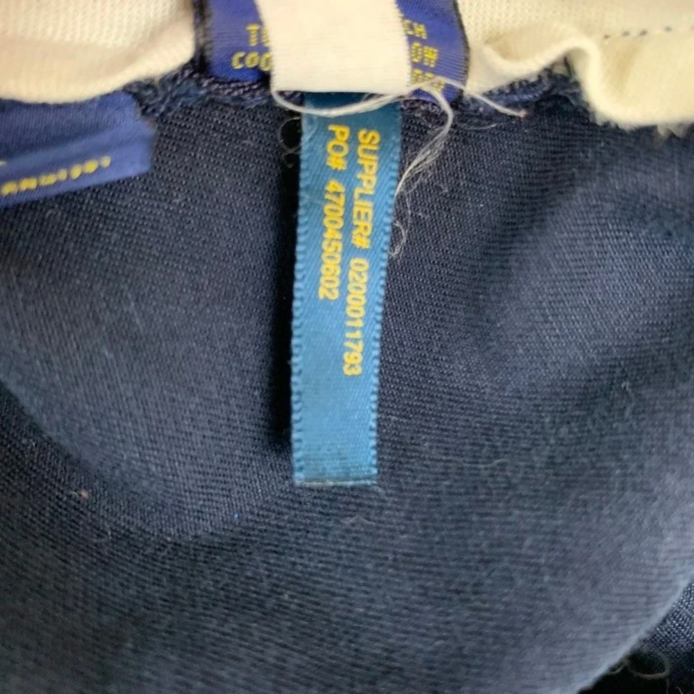 Polo Ralph Lauren Mens Classic Fit Chino Pants‎ Navy Blue 100% Cotton 34x32