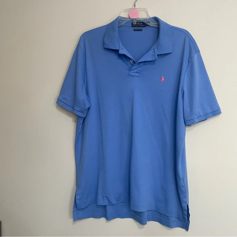 Polo by Ralph Lauren Men's Blue Polo Shirt~ Size XL~‎ Office or Business Casual