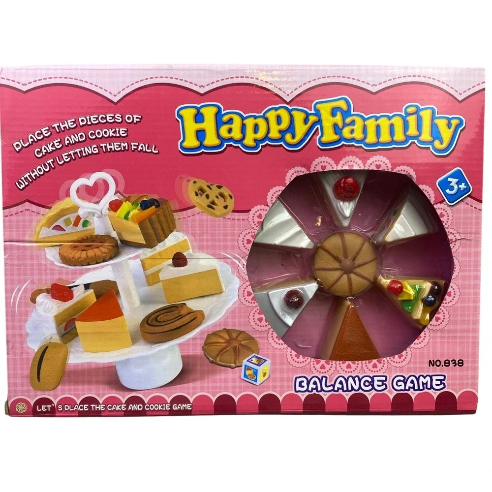 Happy Family‎ Balance Game Cake and Cookie Stacking Toy for Kids Ages 3+