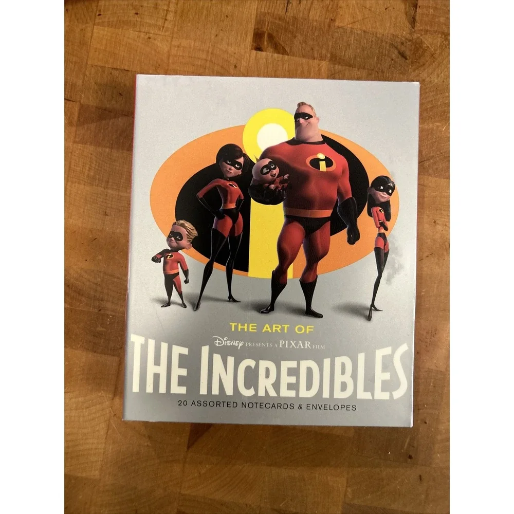 The Art‎ of THE INCREDIBLES - 20 Notecards & Envelopes Set - PIXAR Disney NIB