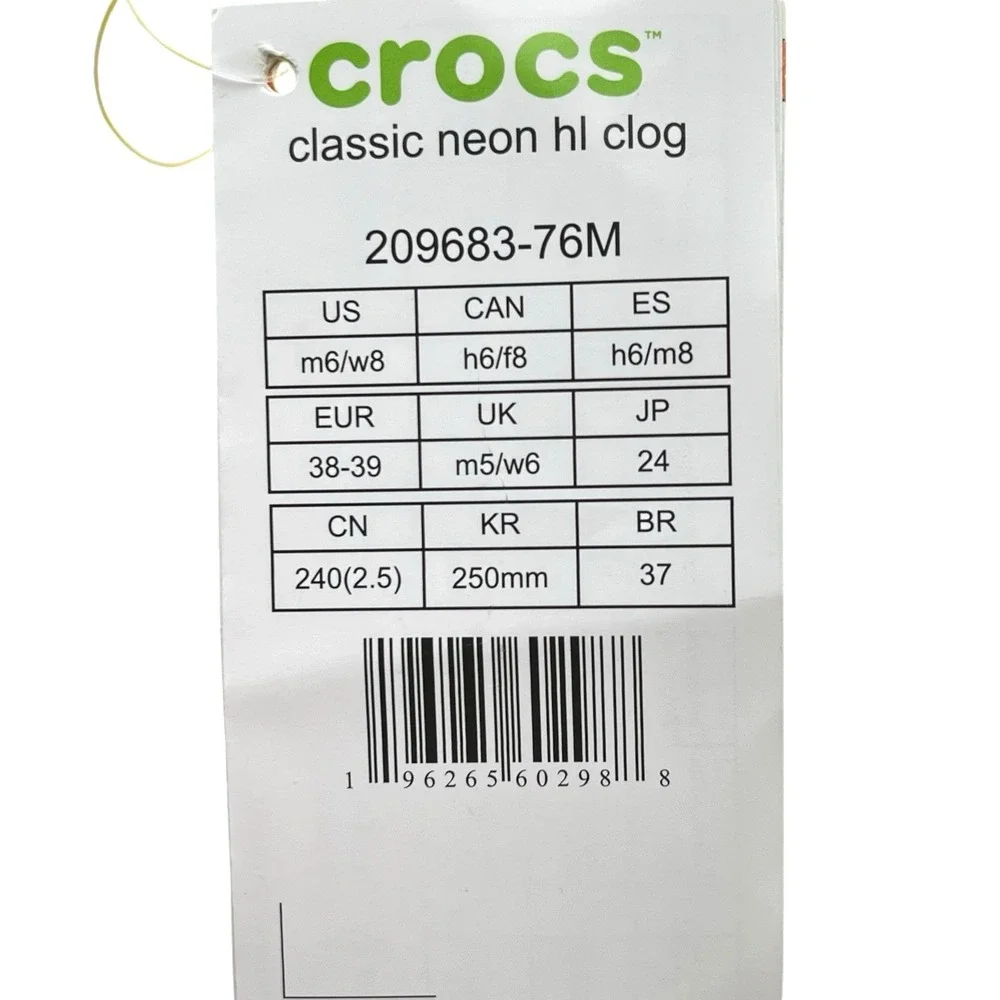 CROCS new tags