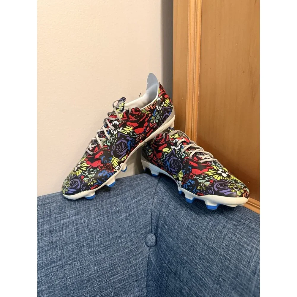 Adidas‎ Mens Size 7.5 Gamemode Firm Ground Soccer Cleats GW8541 Floral Shoes