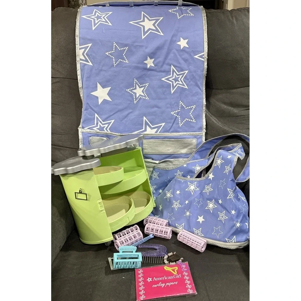 American Girl Beauty Salon Caddy Over the Door Hanging‎ Clothes Organizer & Tote