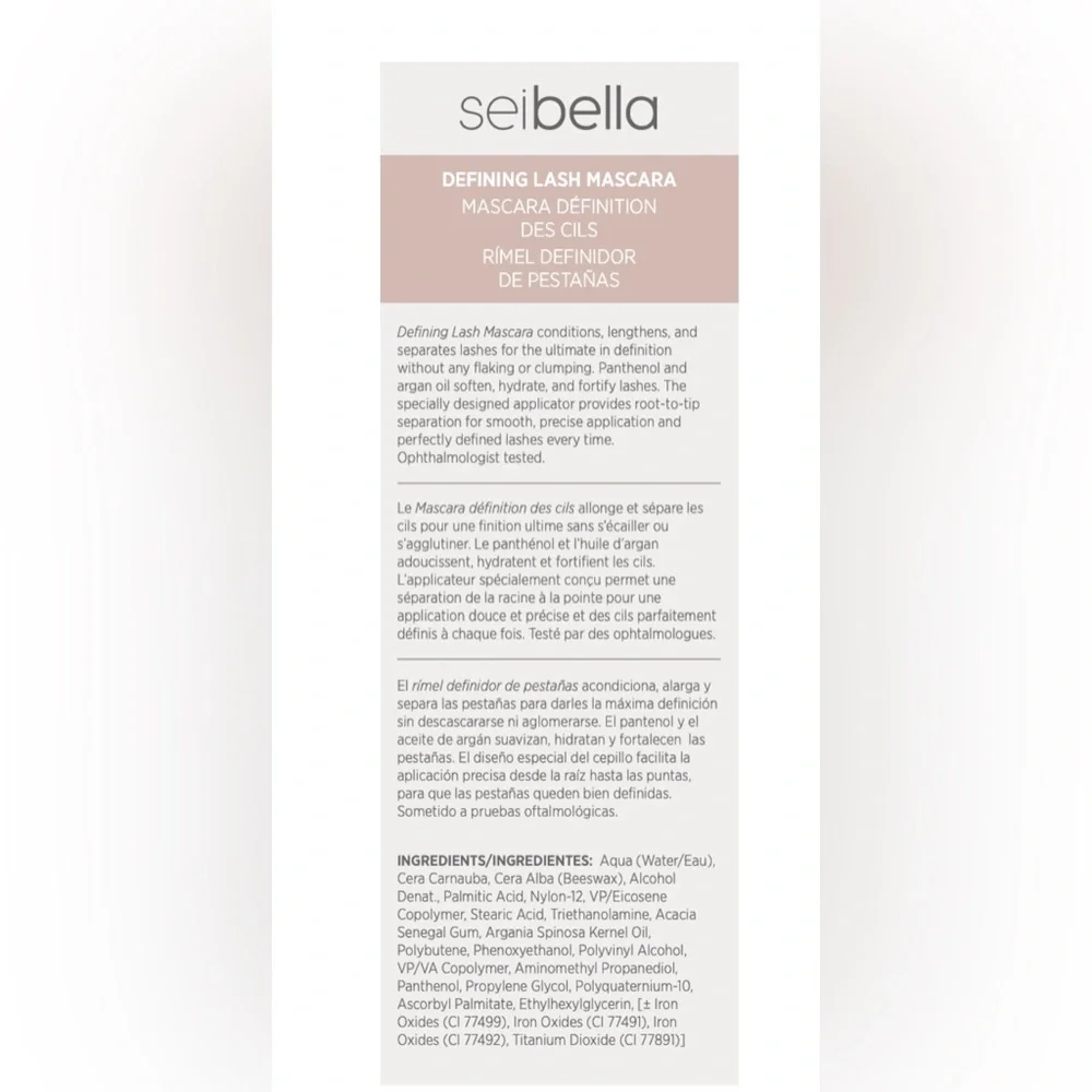 Sei Bella new box