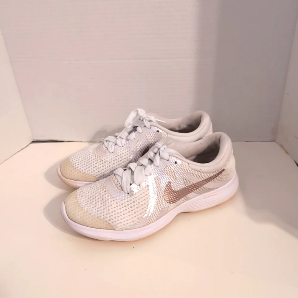 Nike white revolution