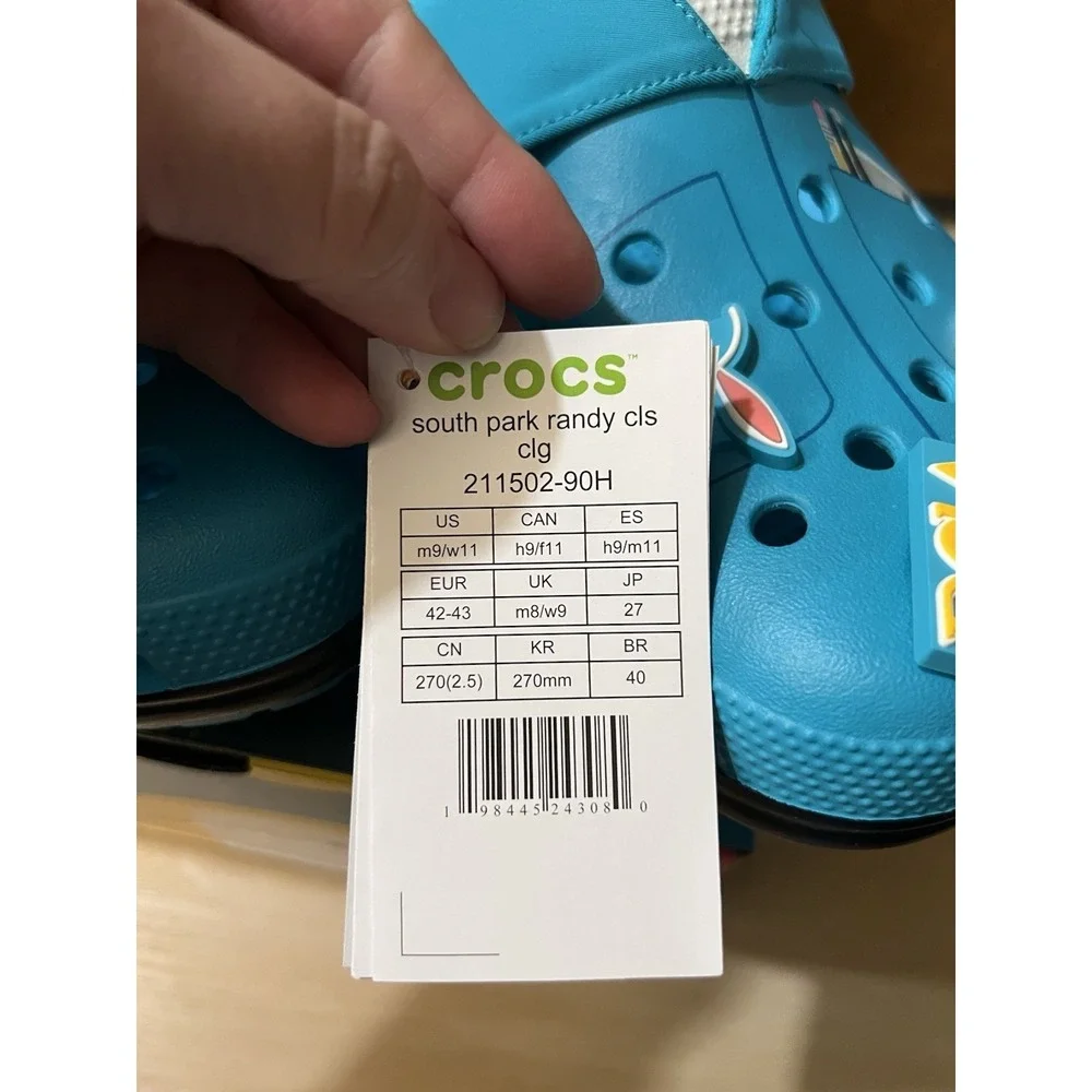Crocs x South Park Randy‎ Classic Slip-On Clogs Mens 9, Womens 11 New In Box
