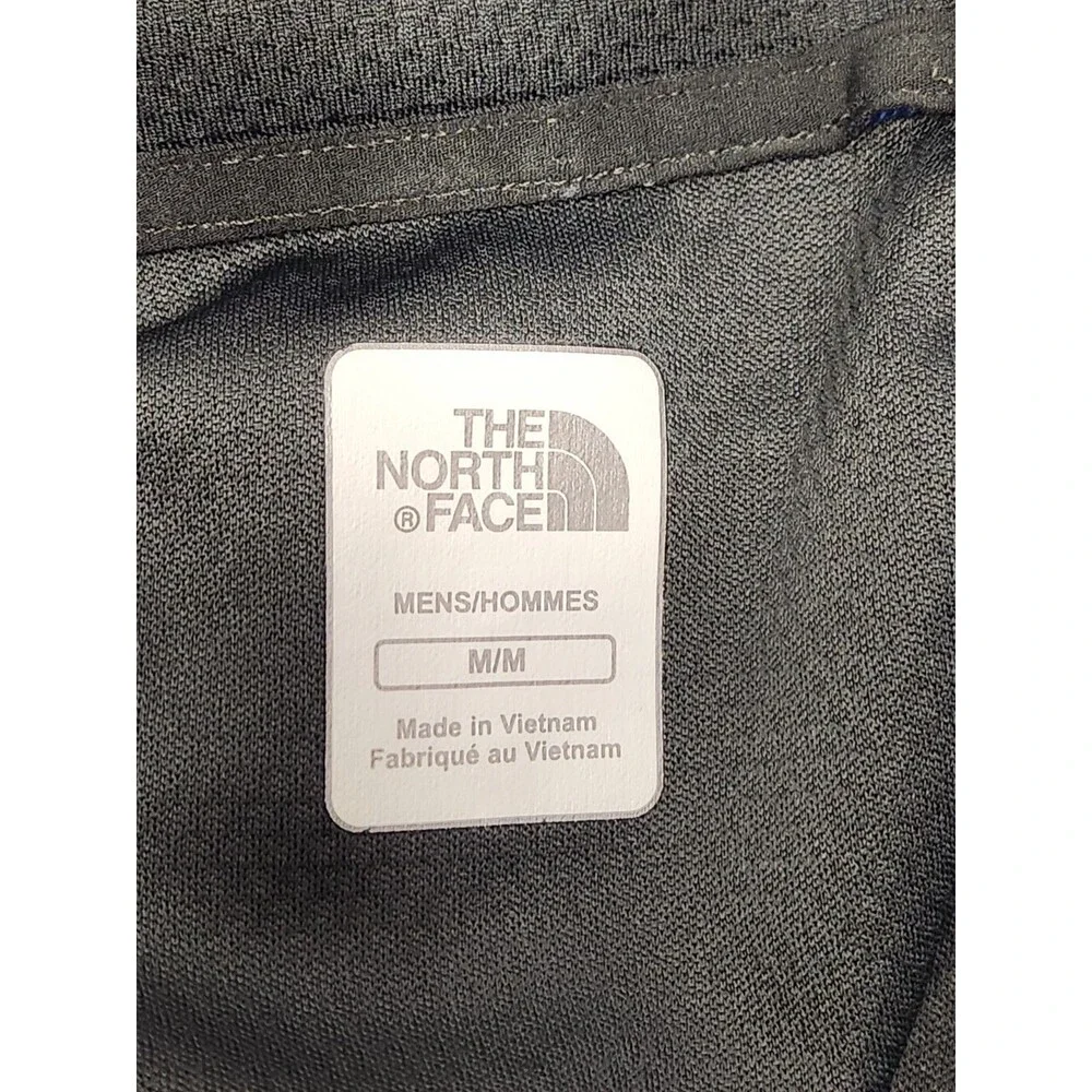 The North Face Shirt Men's M Blue Long Sleeve Impulse Active‎ Flashdry 1/4 Zip