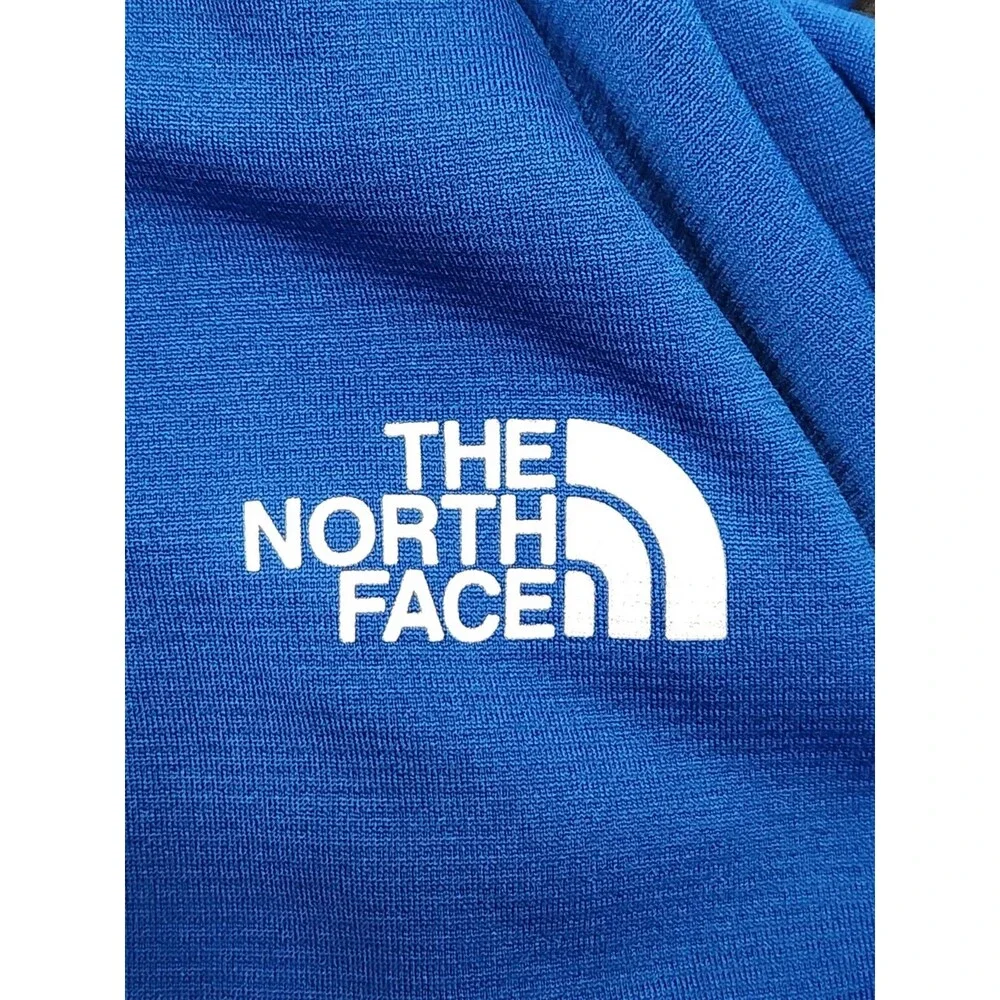 The North Face Shirt Men's M Blue Long Sleeve Impulse Active‎ Flashdry 1/4 Zip