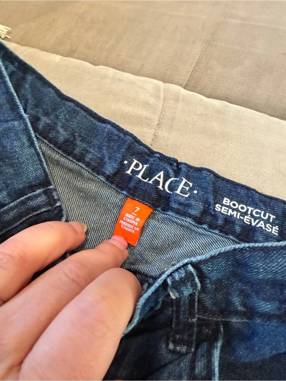 The Children's Place Kids Jeans - Black and Blue Denim Mix