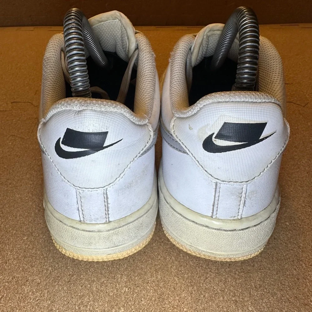 Nike Air Force 1 Low White Grey Pink Zig Zag AV0743-100 Kids 5.5Y Sneakers‎