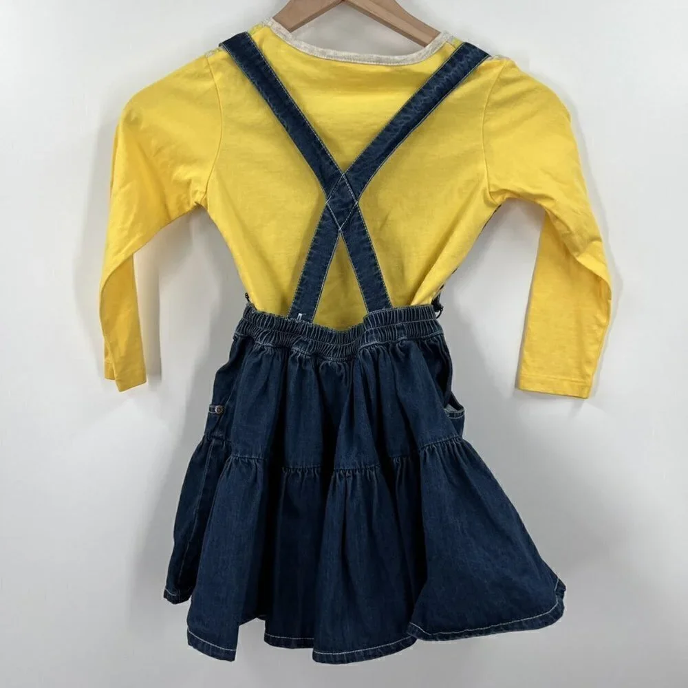 Paper Wings Denim Pinafore Tee Bundle