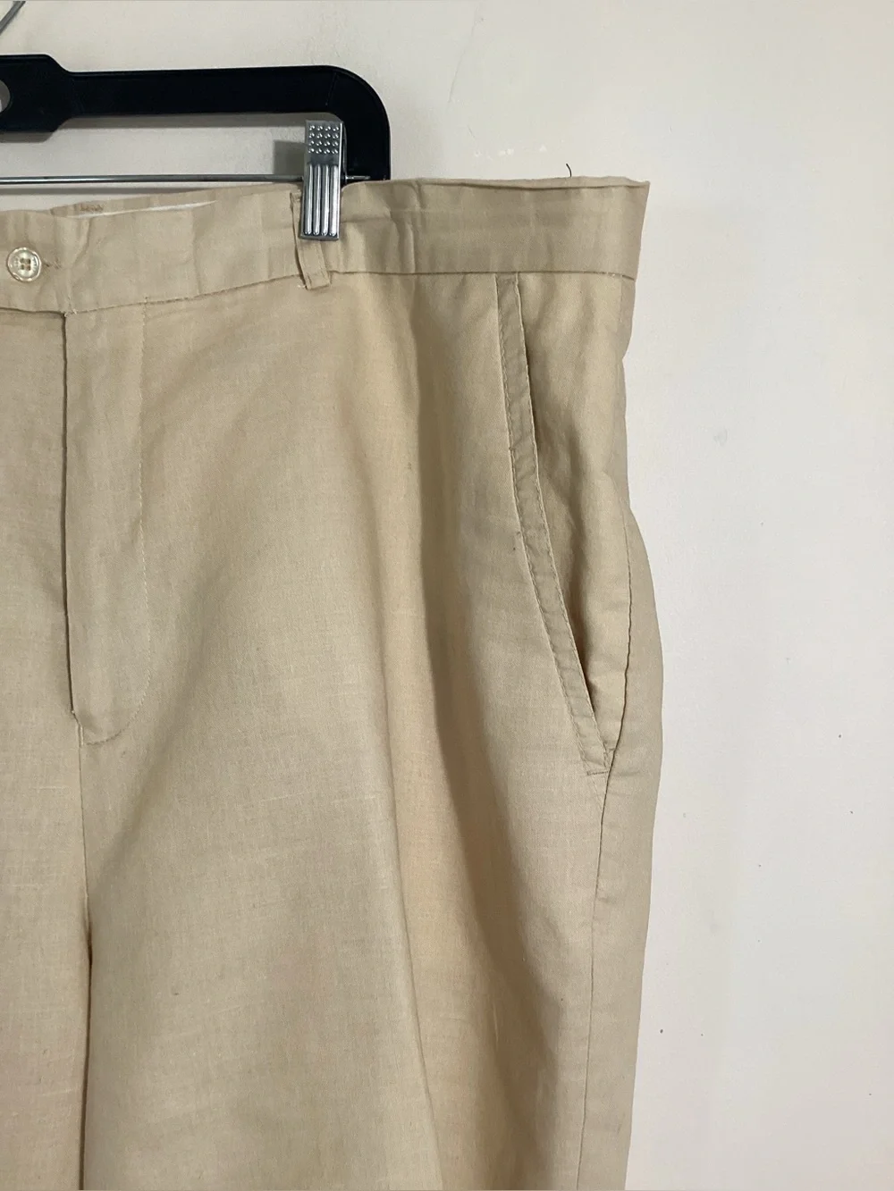Stacy Adams Mens 2X Linen Cotton Dress Pants