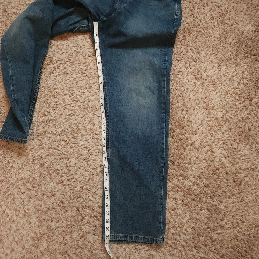 Levi's‎ 505 Regular Fit Jeans Mens 38x32 Blue Medium Wash Straight Leg Denim