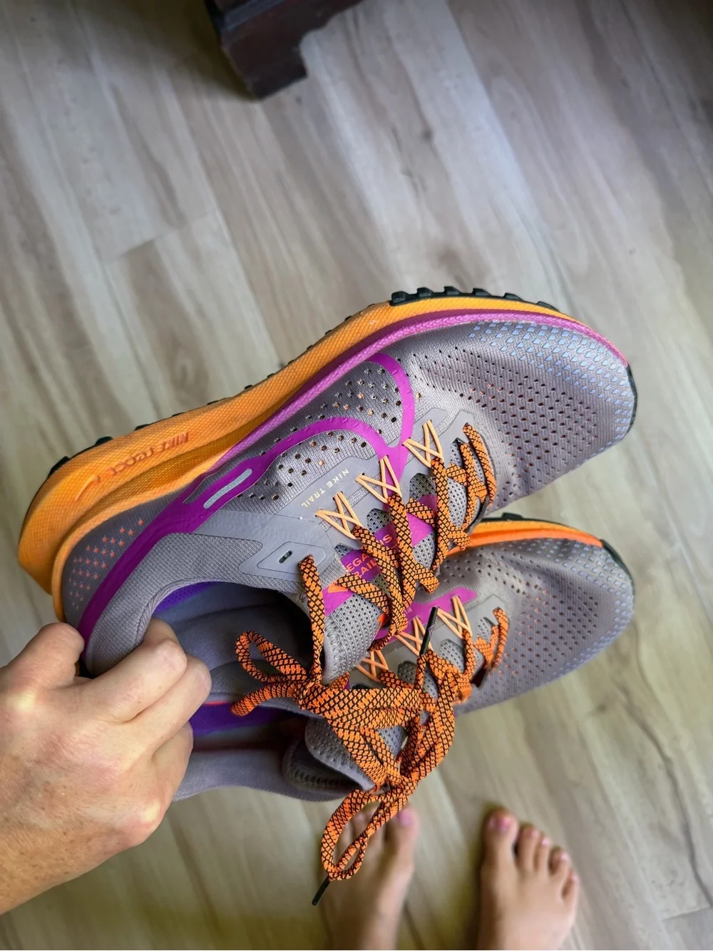 Nike breathable little purple