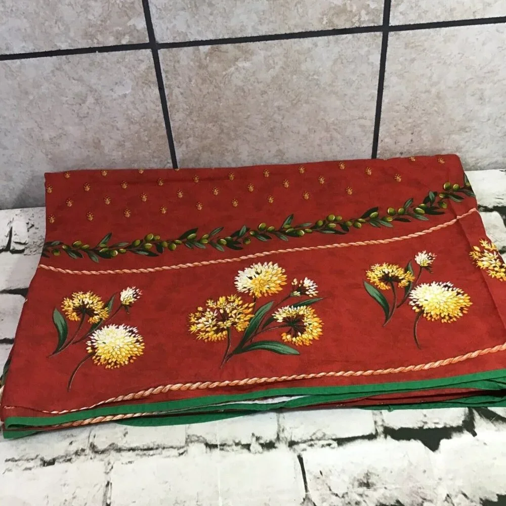 N/A tablecloth red