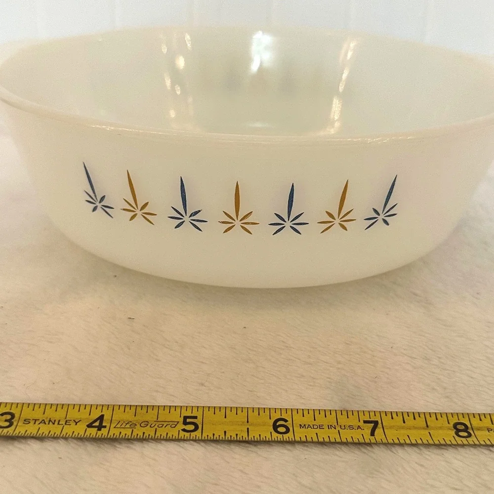 Fire King vintage milk