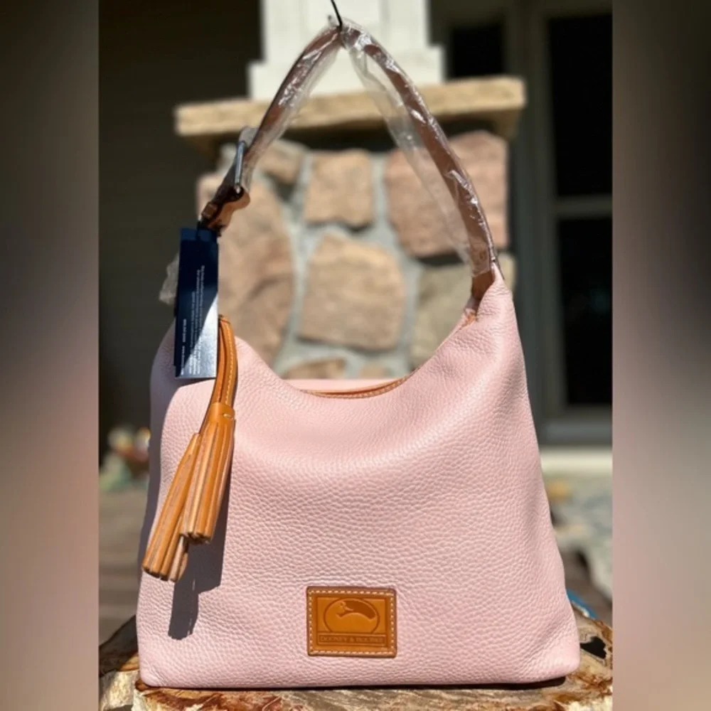 Dooney & Bourke Paige Sac Blush Pink Pebble Grain Leather NWT