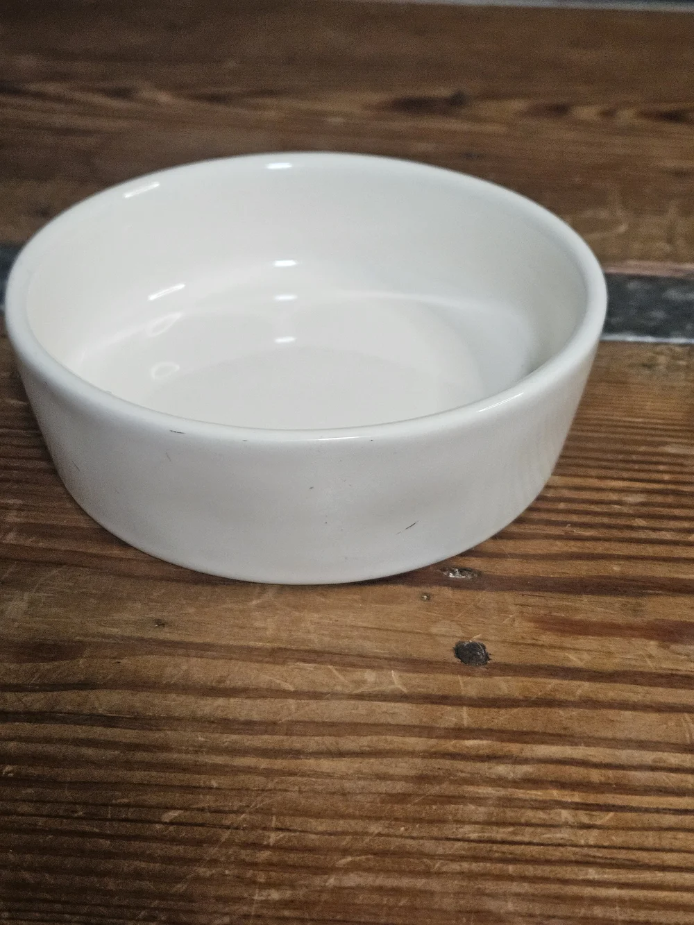 Rae Dunn LOVE Ceramic Pet Bowl - White