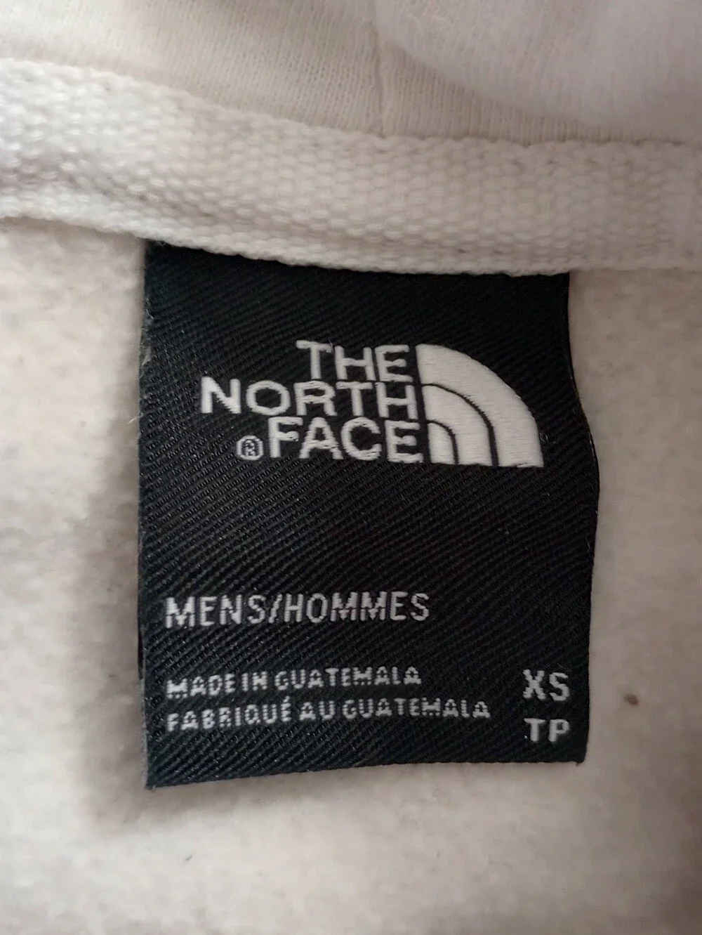 The North Face good stains holes