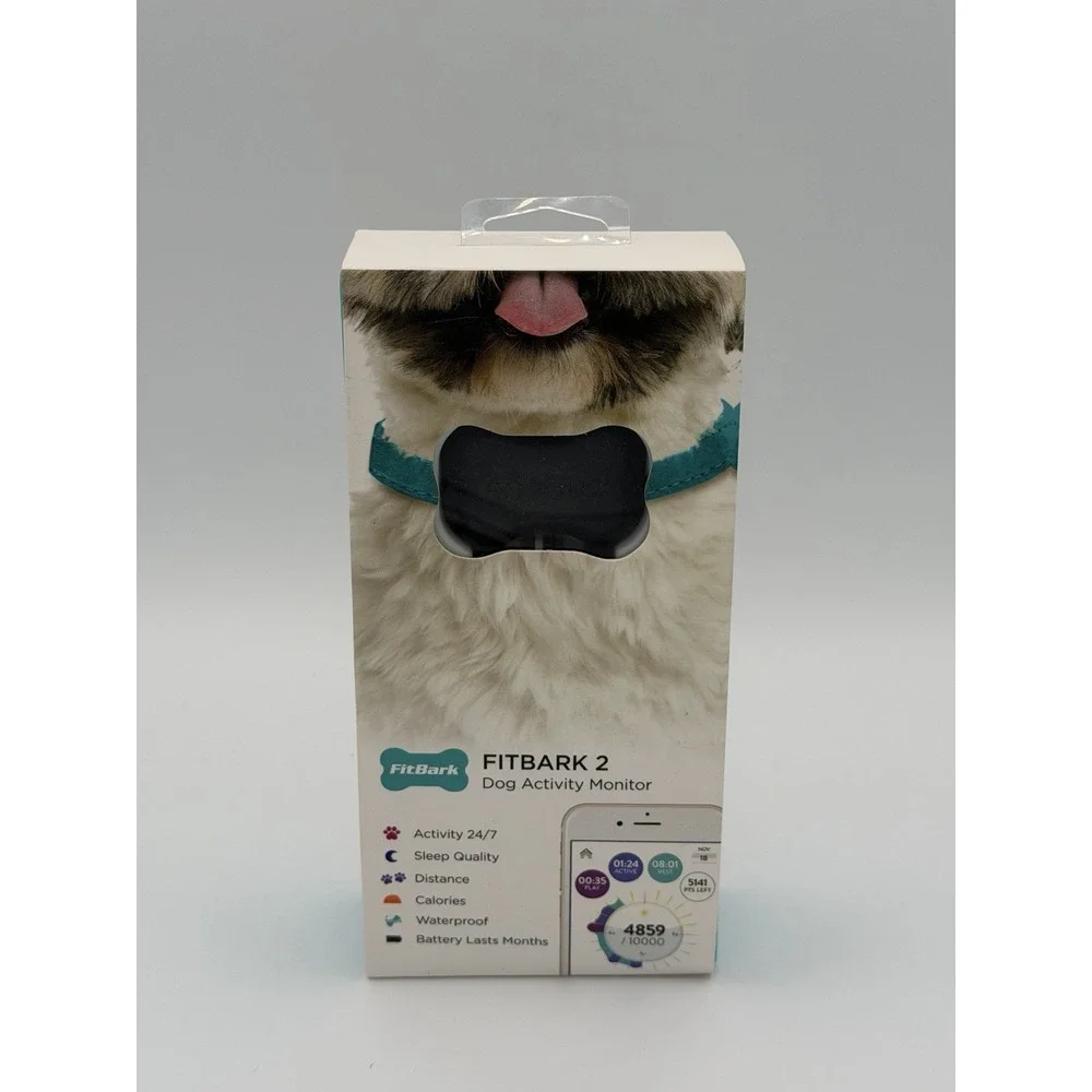 Fitbark 2 Dog Activity Monitor Used- Tested And Cleaned Black Color
