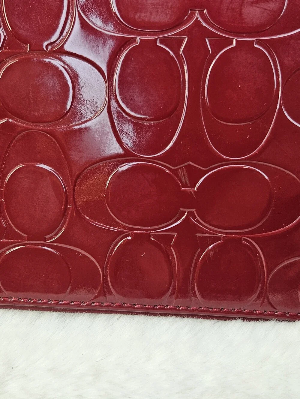 Coach nwt red