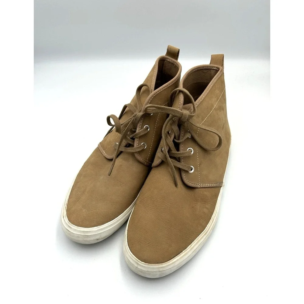 Banana Republic Tan Suede Leather Men's Size 9 M Lace-Up Chukka Boots Neutral