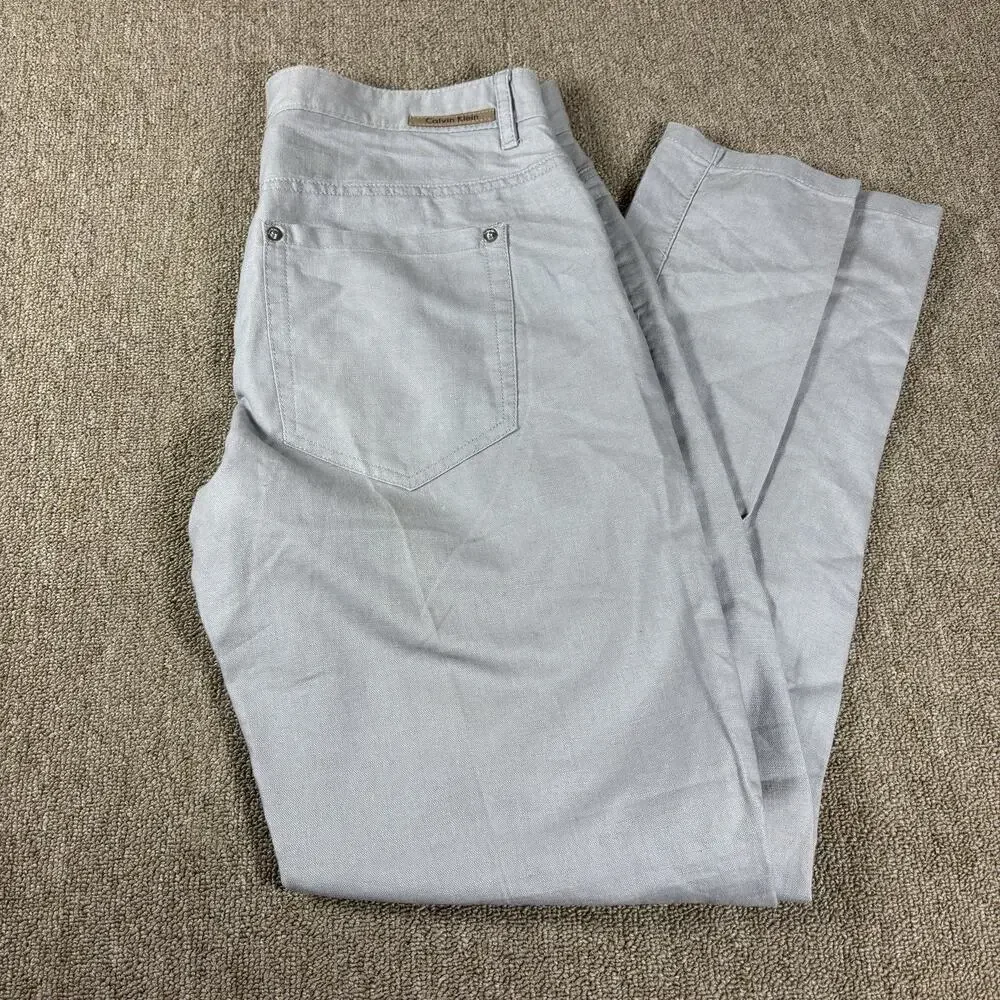 Calvin Klein Men’s Pants Gray Chino 30x29