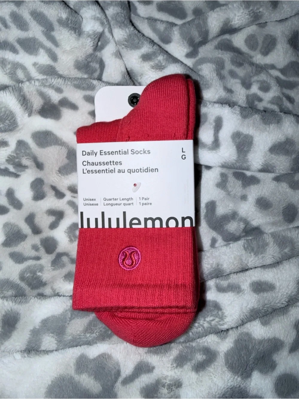 lululemon athletica Men's Daily Essential Socks - Bright Red
