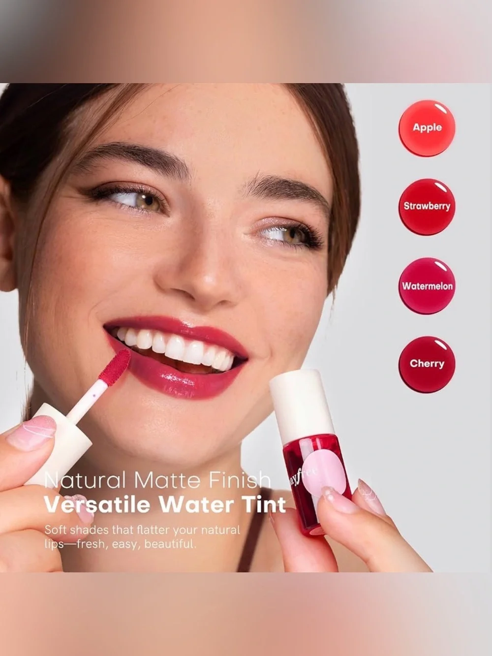 BayFree Hydrating Lip Tint Set of 4 - Cherry, Watermelon, Strawberry and Apple