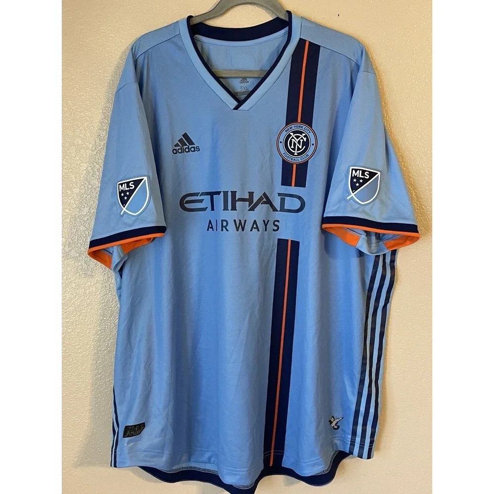 Men's 3XL NWOT New York City FC Alexander Ring #8 Adidas 2019 Authentic Jersey