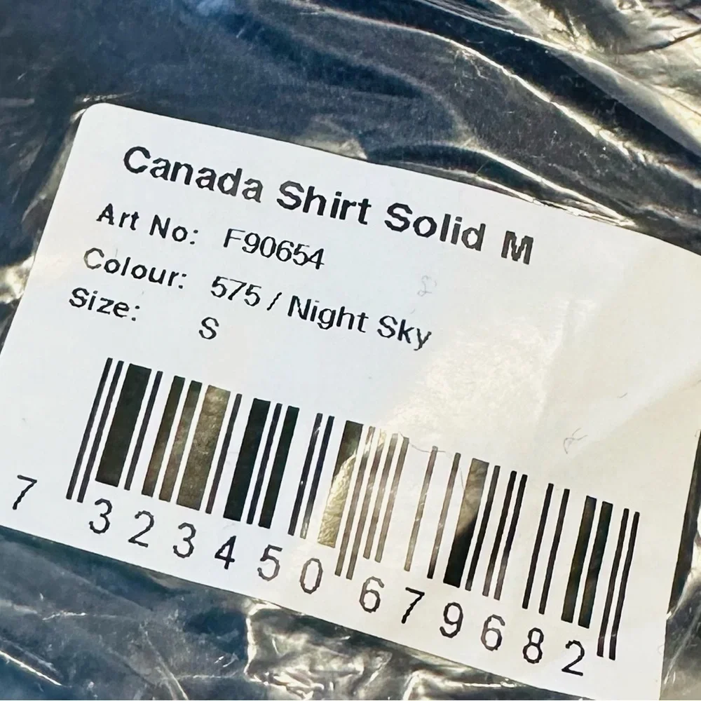 FJALLRAVEN CANADA SOLID SHIRT - NIGHT SKY Navy Blue Men’s Small Button Up NWT