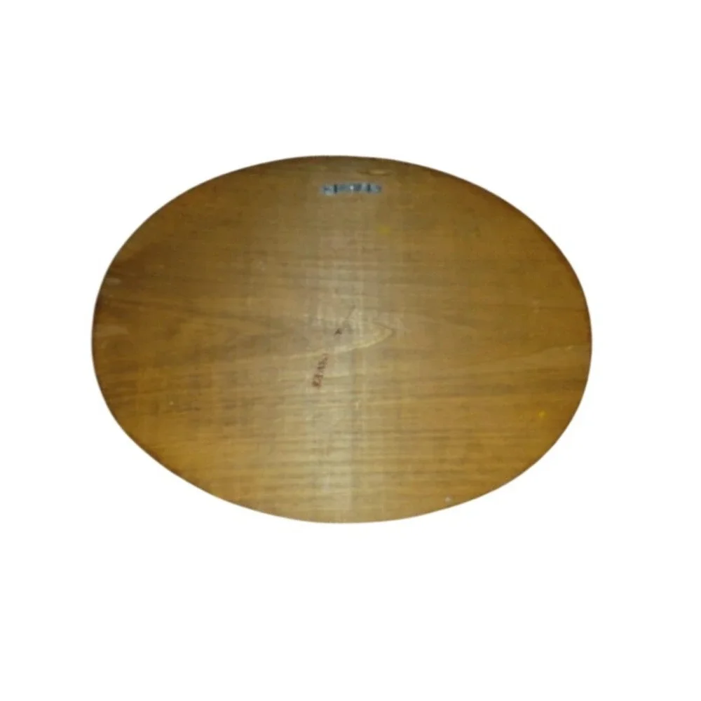 Vintage Hand Painted Wooden Oval Cheese Still Life Wall Plaque Kitchen Decor