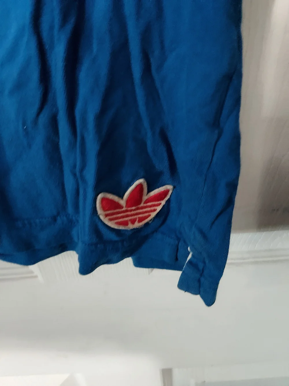 Vintage adidas Royal Blue Kansas Jayhawks Long Sleeve Tee with Red Accents