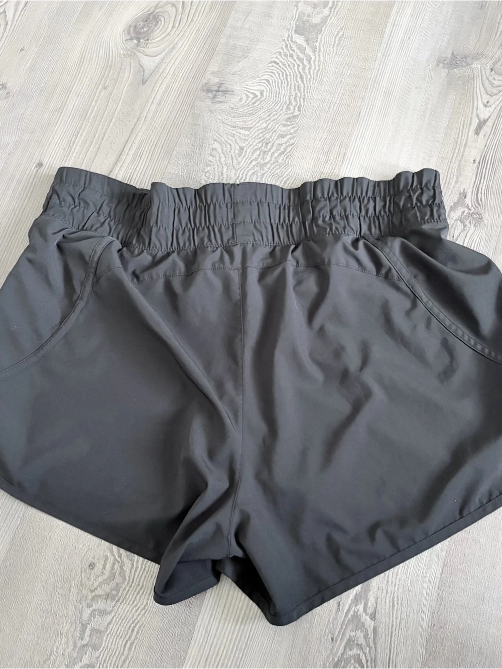 Avia woman’s black running shorts size XL short lined workout athletic casual
