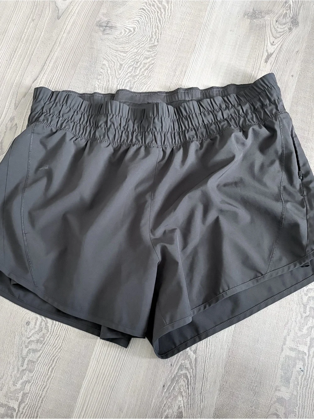 Avia woman’s black running shorts size XL short lined workout athletic casual